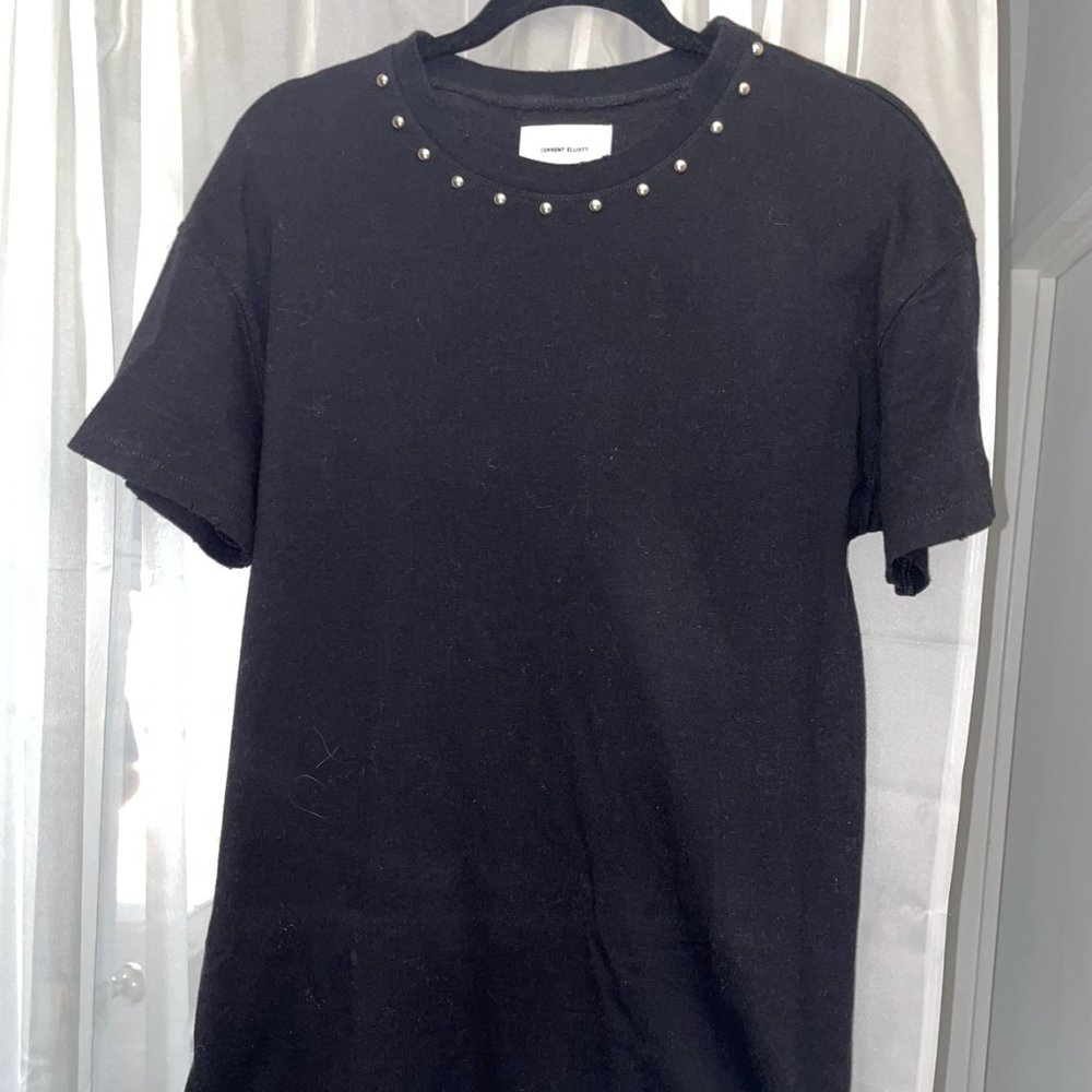 Current Elliot Black T Shirt Dress, Size 0